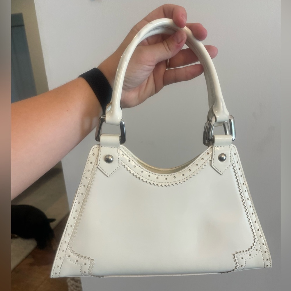 Via Spiga White Mini Purse Vintage Y2K 💞